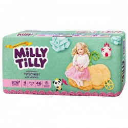 Подгузники-трусики для девочек, Milly Tilly (Милли Тилли) 7-10 кг №46 Макси 4